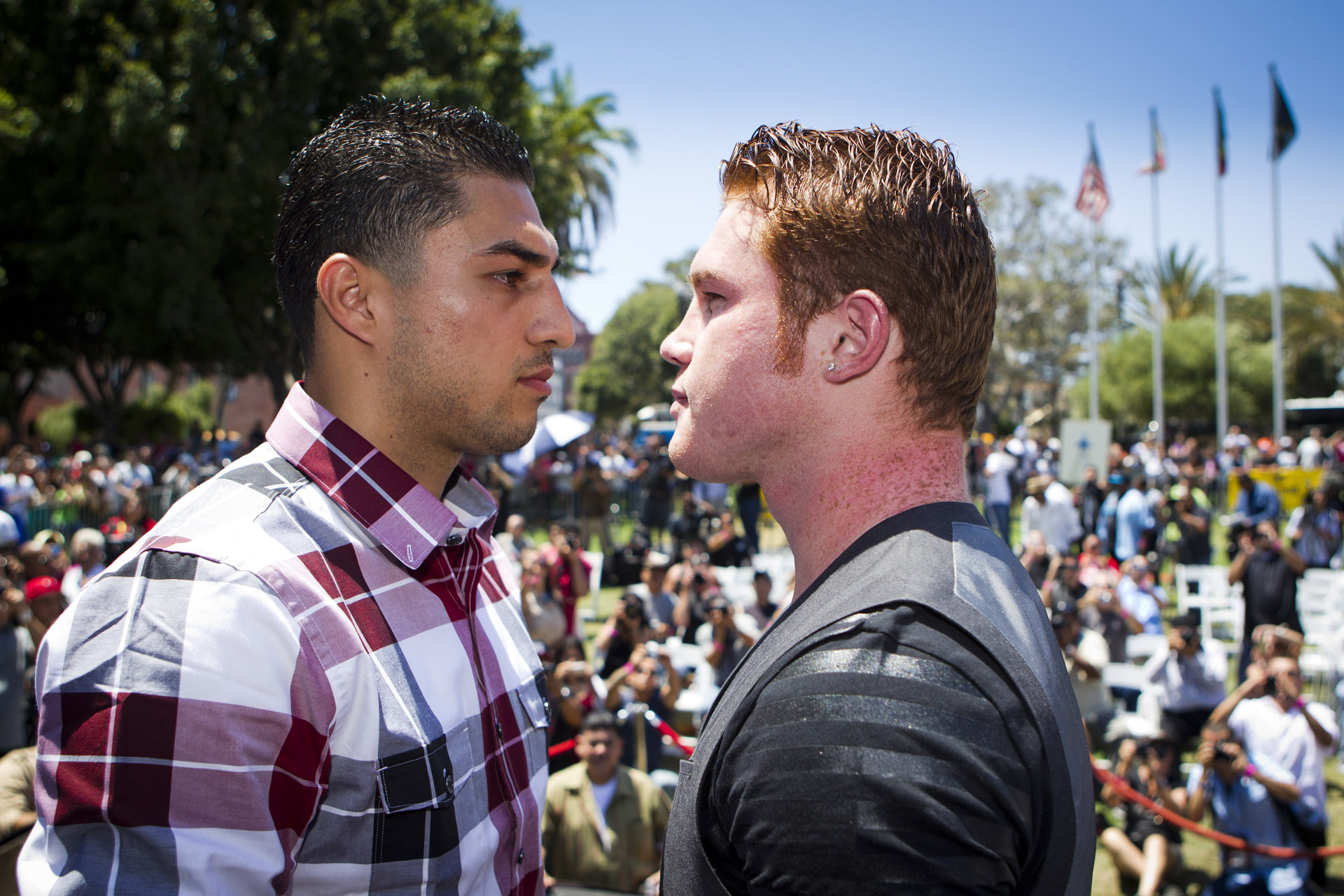 Canelo Alvarez Vs Josesito Lopez Weigh In