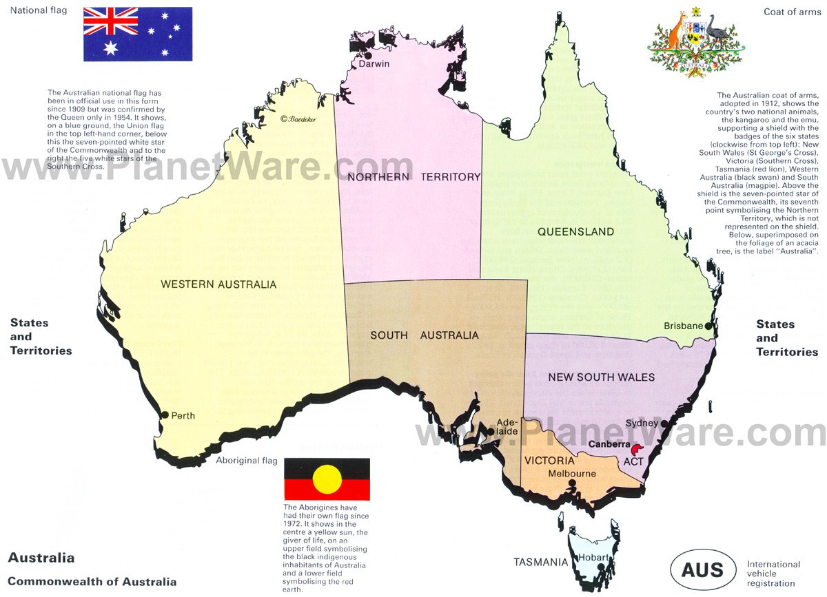 Capital Of Queensland Australia Map