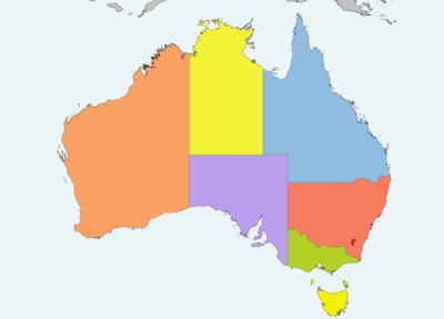 Capital Of Queensland Australia Map