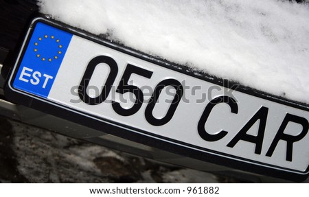 Car Registration Plates Years