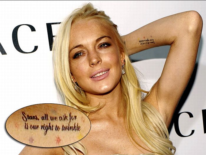 Celebrity Tattoos Women