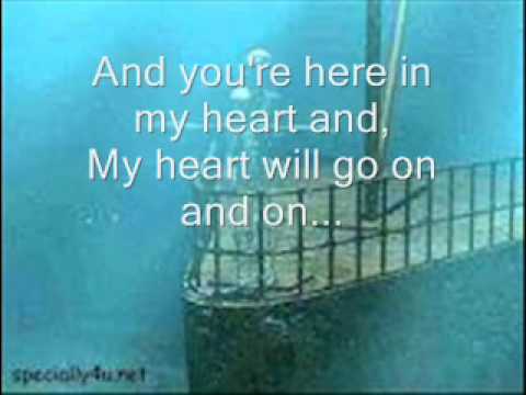 Celine Dion Songs Lyrics Of Titanic Song