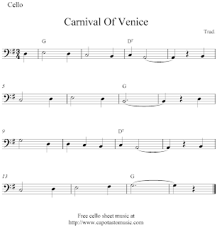Cello Music Notes