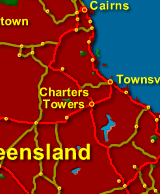 Central Queensland Map Australia