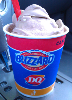 Chocolate Candy Shop Blizzard Calories