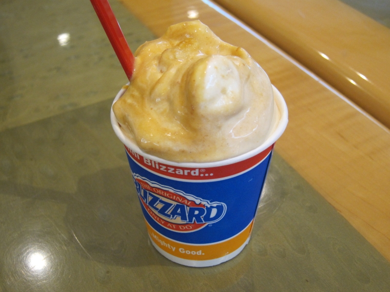 Chocolate Candy Shop Blizzard Calories