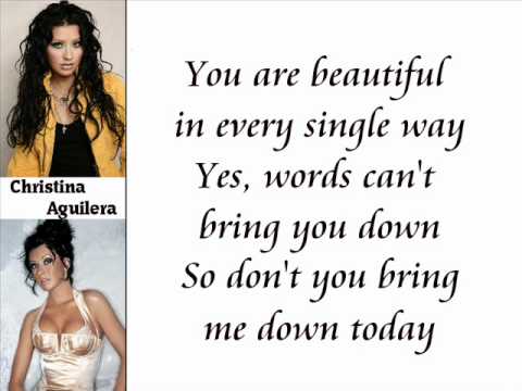 Christina Aguilera Candyman Lyrics Youtube