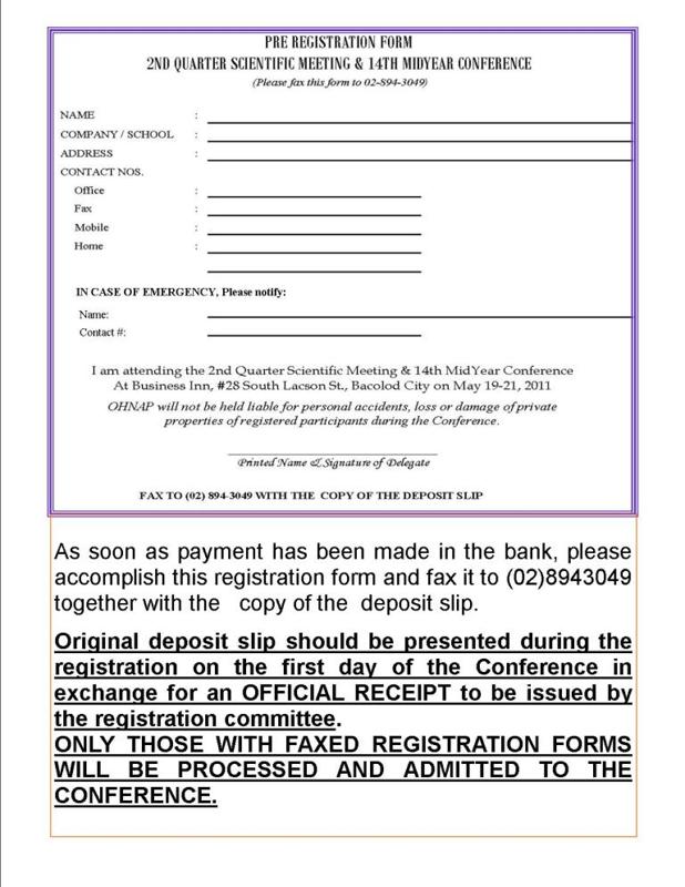 Conference Registration Form Template