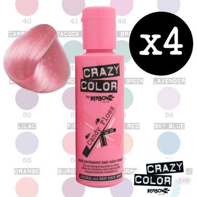 Crazy Colour Candy Floss Hair Dye