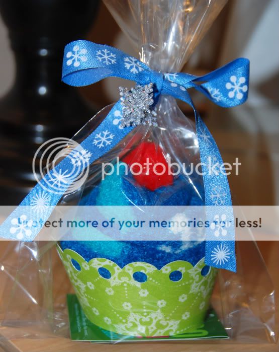 Cupcakes In Cellophane Bags