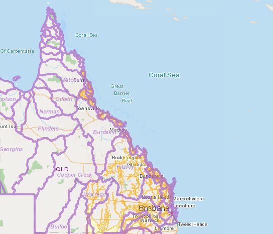 Detailed Queensland Map