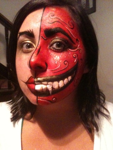 Devil Face Paint