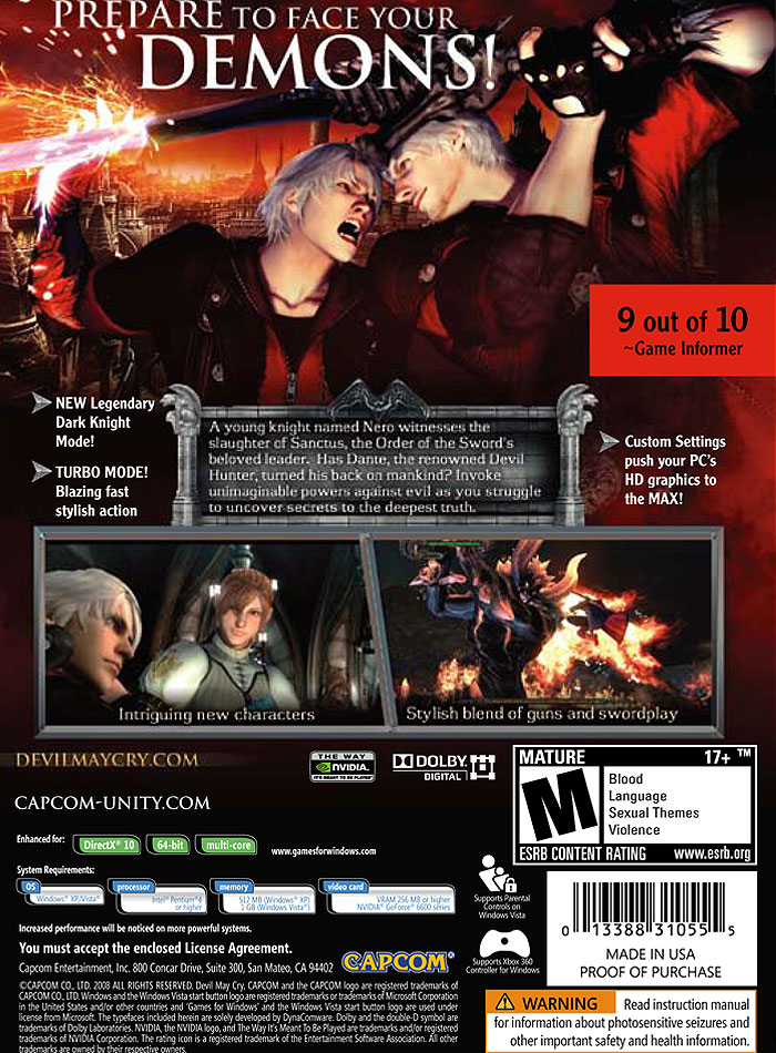 Devil May Cry 4 Pc Gameplay