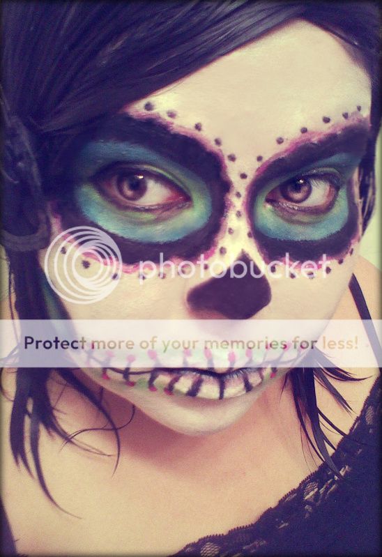 Easy Candy Skull Makeup