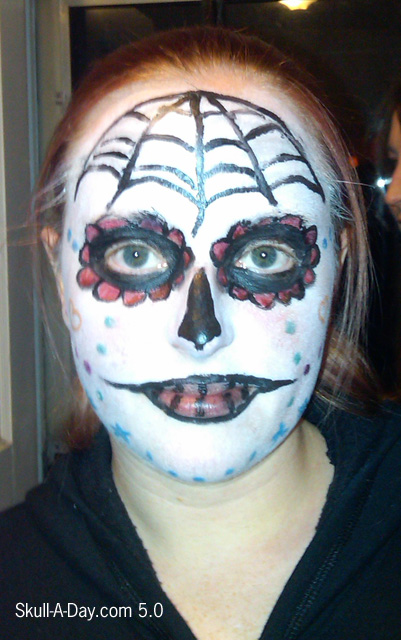 Easy Candy Skull Makeup