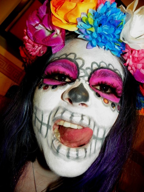 Easy Candy Skull Makeup