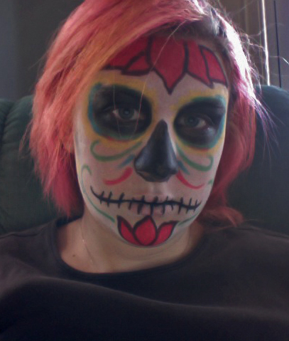 Easy Candy Skull Makeup