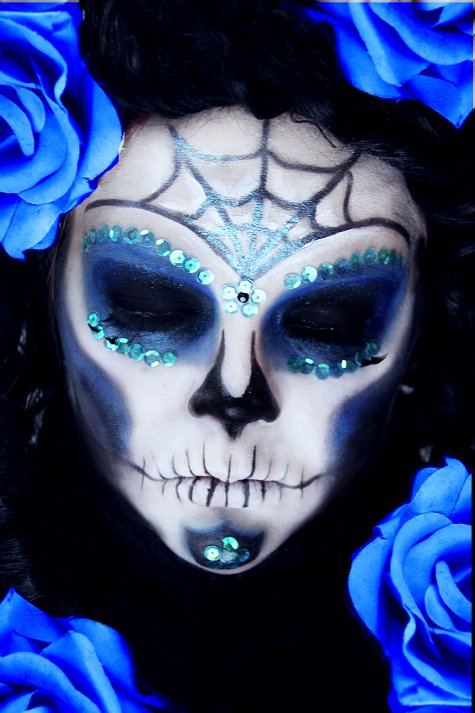 Easy Candy Skull Makeup