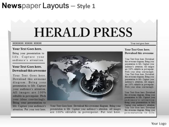 Editable Newspaper Templates Free