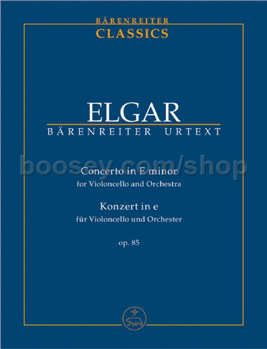 Edward Elgar Cello Concerto In E Minor Op.85