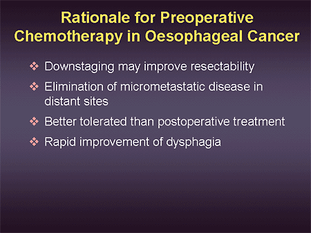 Esophageal Cancer Treatment Chemotherapy