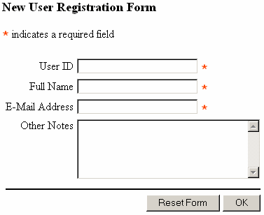 Example Of Registration Form In Html