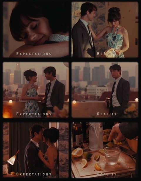 Expectations Reality 500 Days Of Summer Tumblr