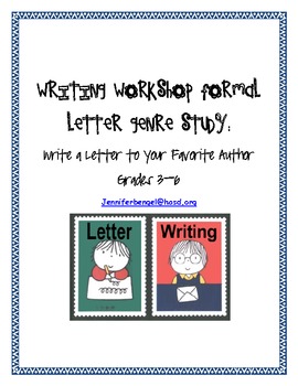 Formal Letter Template For Kids