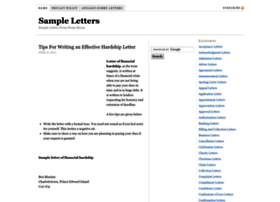 Formal Letter Writing Examples For Children