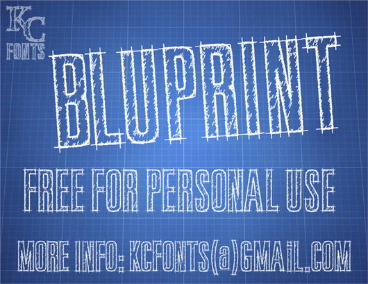 Free Blueprint Font Download