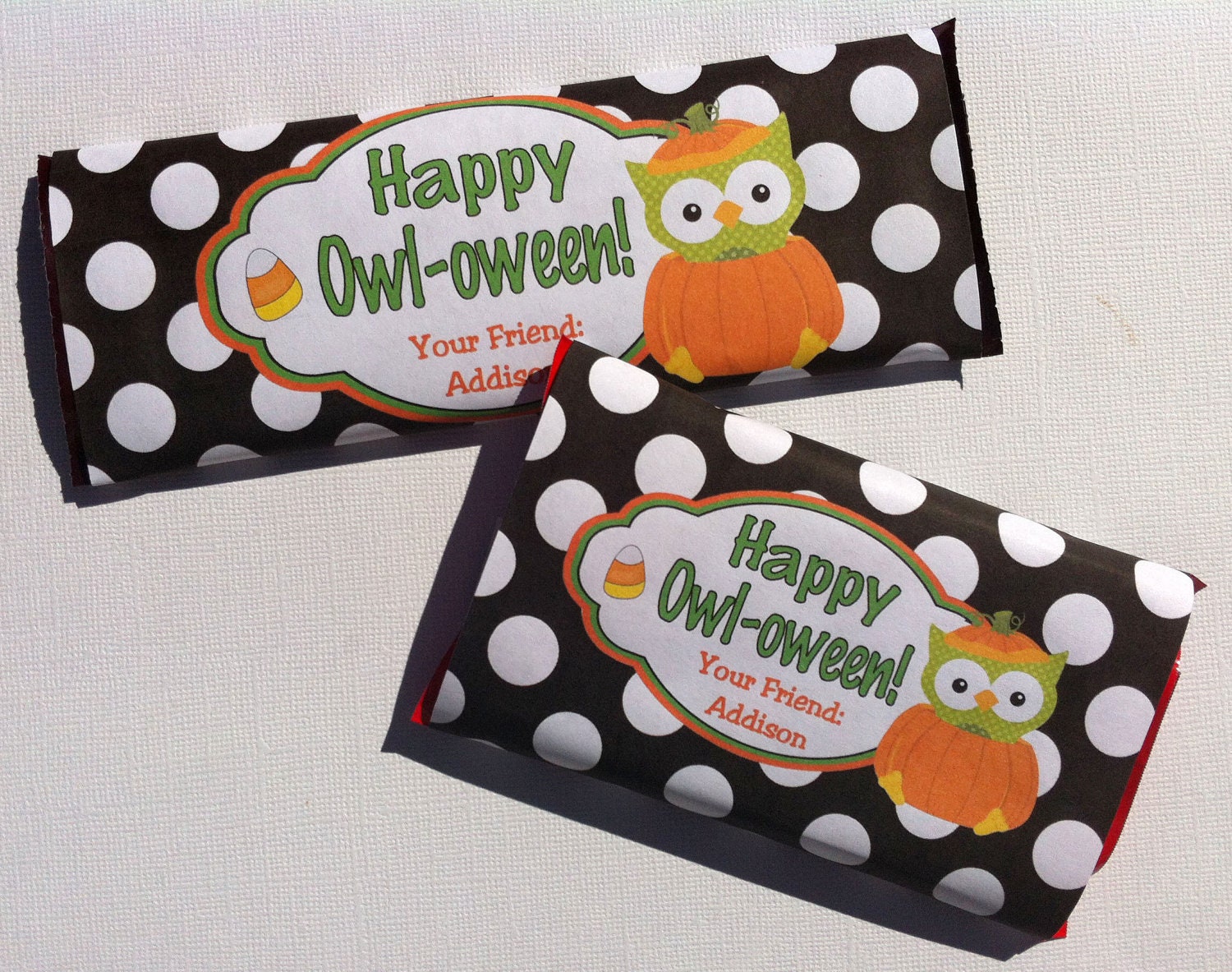 Free Printable Halloween Candy Bar Wrappers