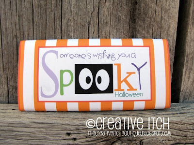 Free Printable Halloween Candy Bar Wrappers