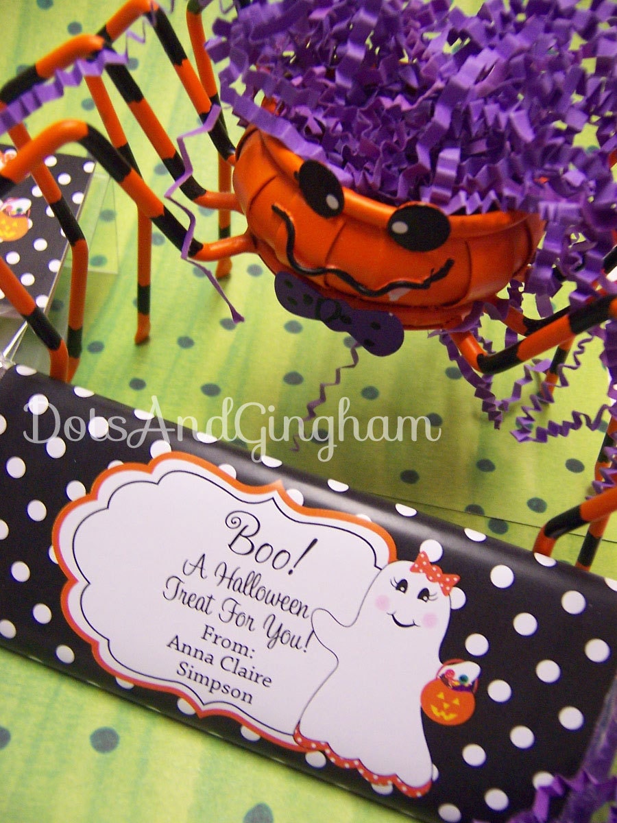 Free Printable Halloween Candy Bar Wrappers