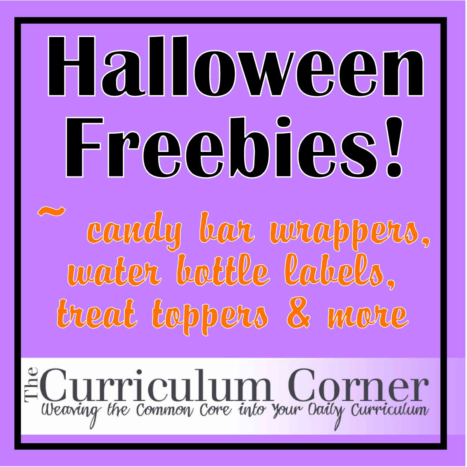 Free Printable Halloween Candy Bar Wrappers