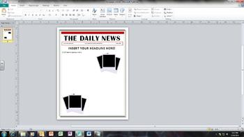 Free Printable Newspaper Article Template For Kids