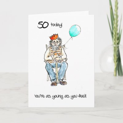 Funny 50th Birthday Cards For Men