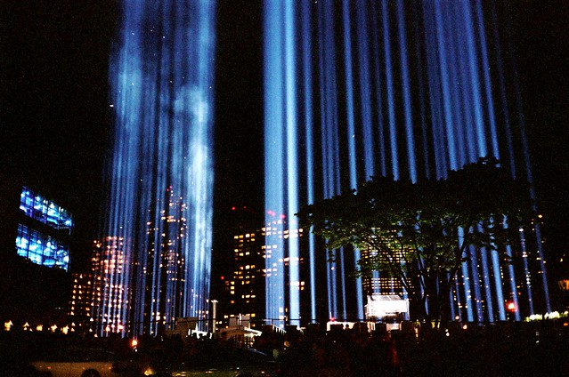 Ghosts At World Trade Center Memorial Site