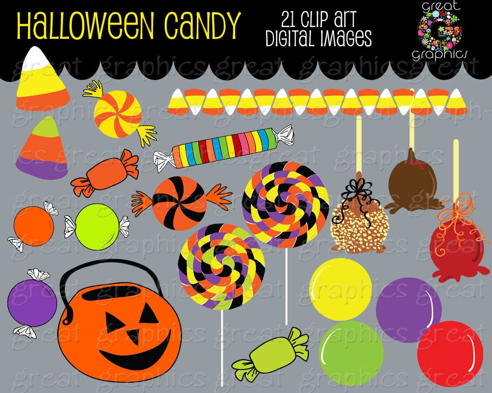 Halloween Candy Corn Clipart