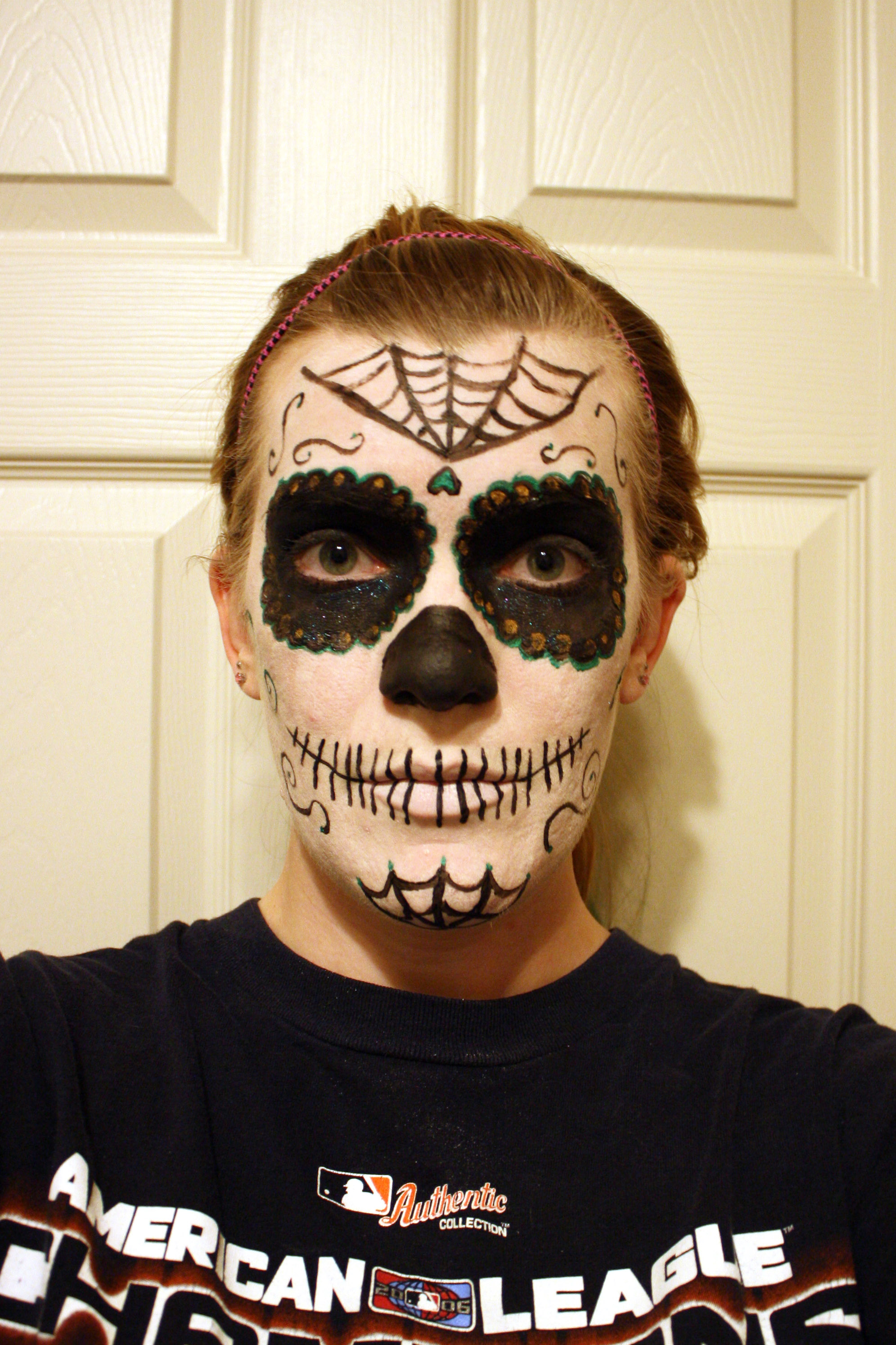 Halloween Candy Skull Makeup