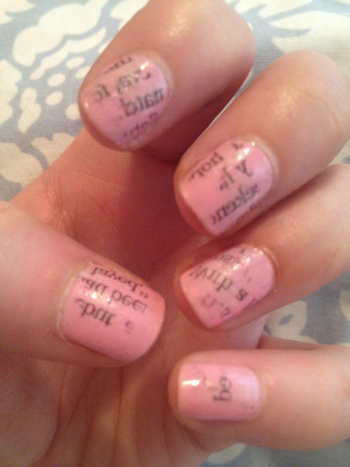 How To Do Newspaper Nails