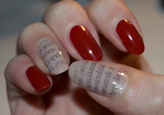 How To Do Newspaper Nails