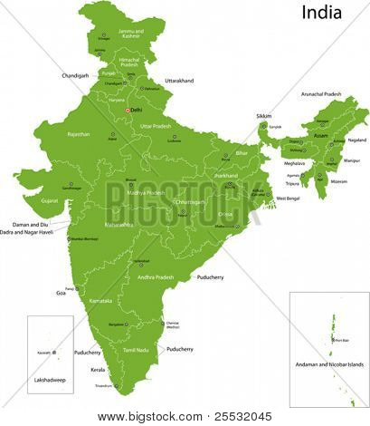 India Map Download With Cities