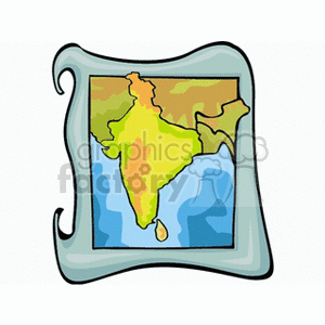 India Map Outline Clip Art