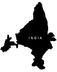 India Map Outline Only