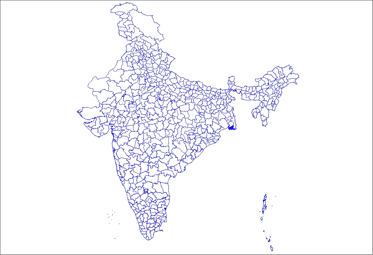 India Map Outline Png