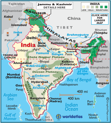 India Map Outline Printable