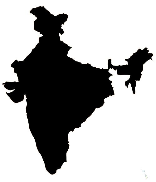 India Map Outline Printable