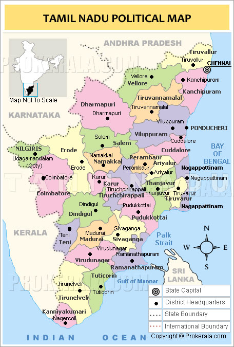 India Map With States And Capital