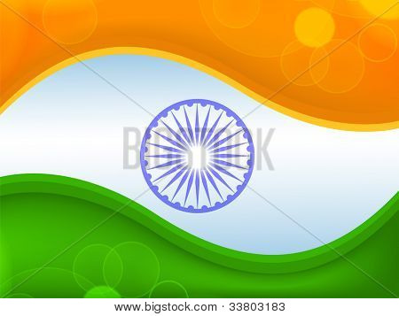 Indian Flag Background Design