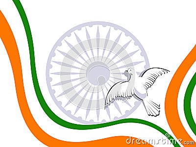 Indian Flag Flying Wallpaper